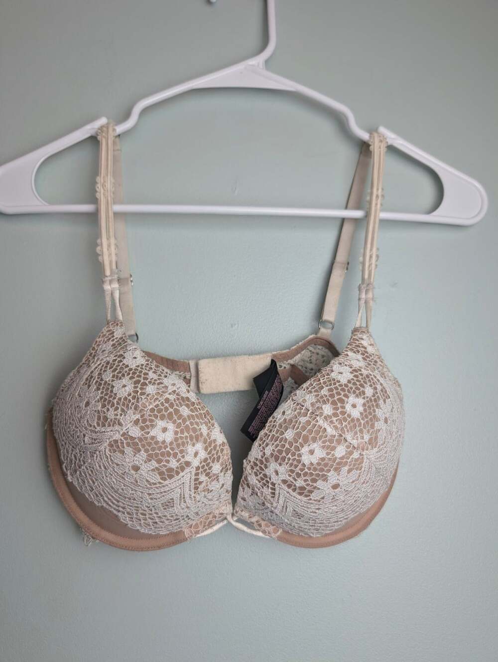 Coquette Balletcore Victoria's Secret Bombshell Plunge Lace Push-Up